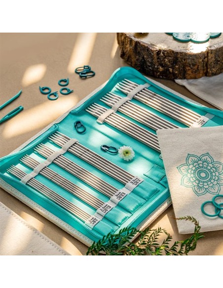 Set agujas doble punta 2-5 mm 15 cm KnitPro Mindful Grateful 36331