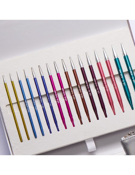 Set agujas interc. 3,5-8 mm KnitPro Zing Melodies of Life 47412