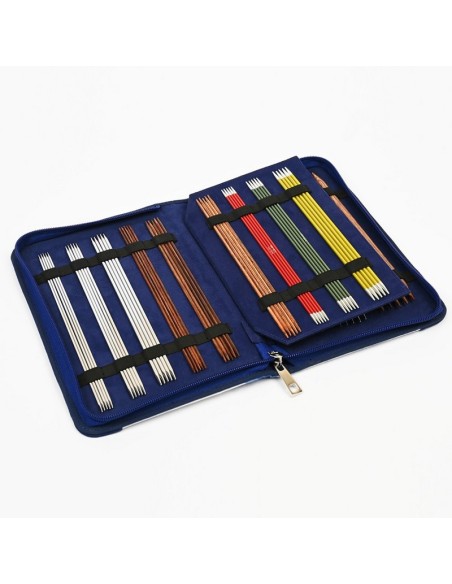 Estuche agujas doble punta KnitPro Blossom 12851