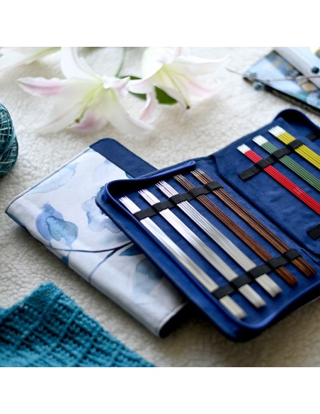 Estuche agujas doble punta KnitPro Blossom 12851