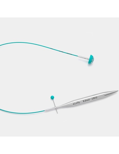 Cables giratorios acero inox. Knitpro Mindful