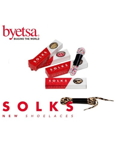 Cordón calzado Solks estampados, blíster