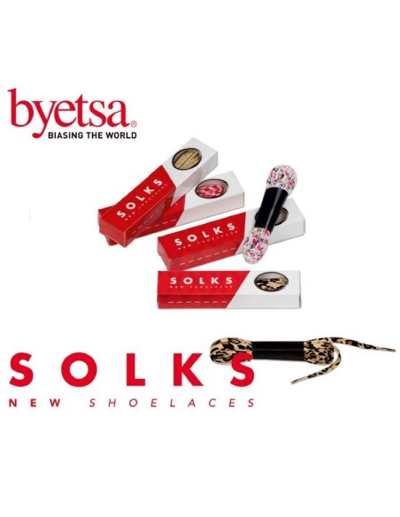 Cordón calzado Solks estampados, blíster