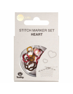 Marcapuntos Tulip corazón AC016E, 15 marcadores