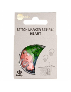 Marcapuntos Tulip corazón AC033E, 15 marcadores