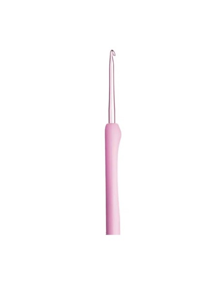 Ganchillo Tulip etimo rosa softgrip, unidad