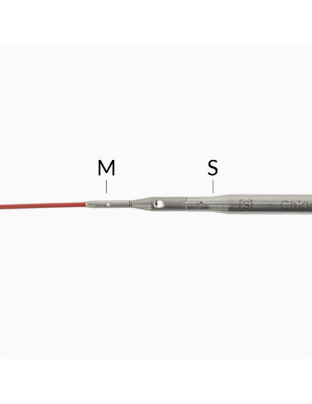 Adaptador cables S a M ChiaoGoo 2501-AM, 2 unidades