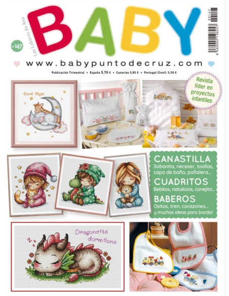 Revista Punto de cruz Baby Nº 147