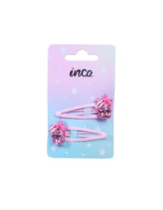 Pinza pelo unicornio Inca 43543, pack 2 unidades