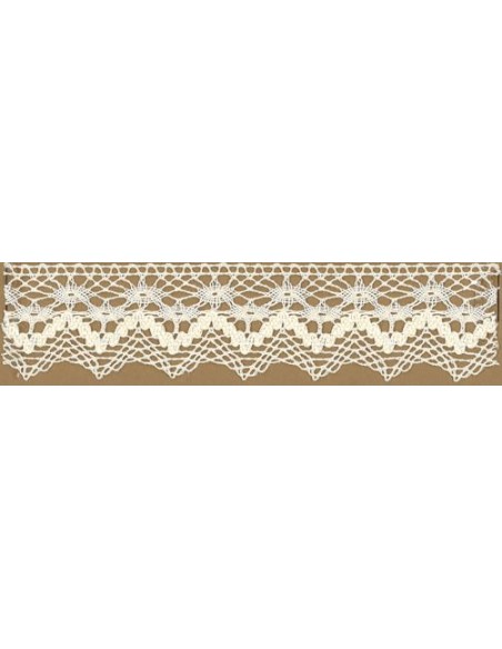 Puntilla bolillo mercerizado 9213 ( 4 cm), m