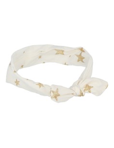 Banda de pelo de tela con lazo anudado con estrellas 20x3.5cm Inca 41663