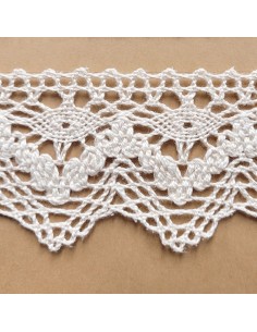 Puntilla bolillo mercerizado 9216 (4,5 cm), m