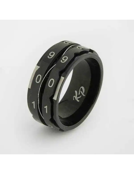 Anillo cuentavueltas Black Row Knitpro, unidad