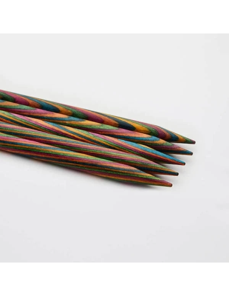 Aguja doble punta Knitpro Symfonie 15 cm, juego de 5