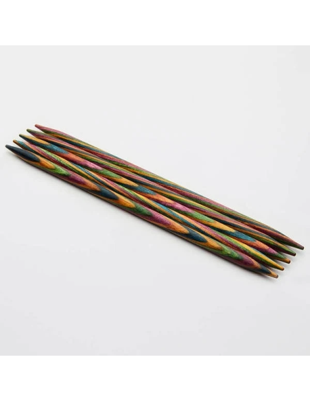 Aguja doble punta Knitpro Symfonie 15 cm, juego de 5