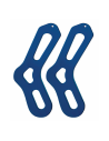 Bloqueador calcetines Aqua Knitpro, par