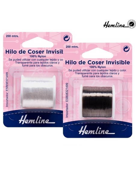 Hilo coser invisible 200 m Hemline H240, 5 blister