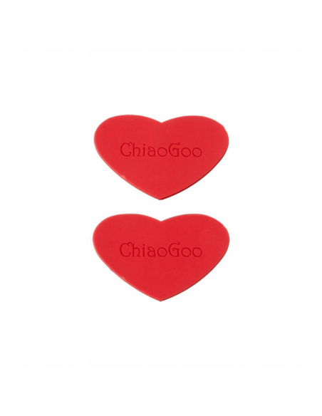 Pinzas goma corazón ChiaoGoo 2599