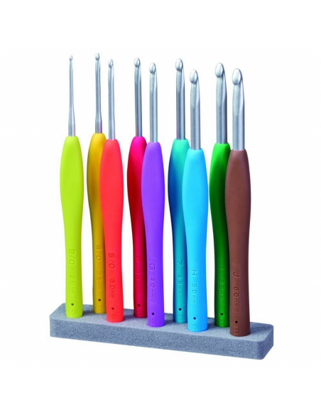 Set ganchillos 2-6 mm Clover Amour 3674