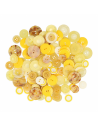 Botón surtido amarillos, bolsa 150 gr.