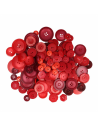 Botón surtido rojos, bolsa 150 gr.