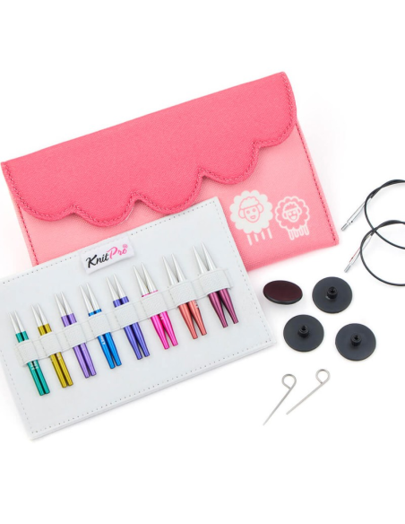 Set agujas intercambiables mini 5 cm KnitPro Zing 47432