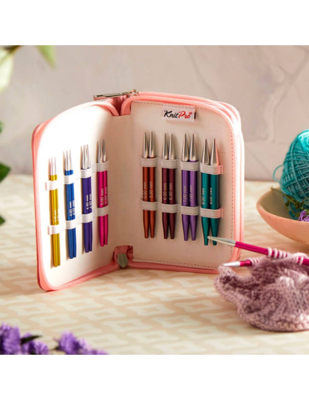 Set agujas interc. 3,5-8 mm 10 cm KnitPro Zing Special Deluxe 47425