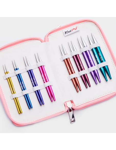 Set agujas interc. 3,5-8 mm 10 cm KnitPro Zing Special Deluxe 47425