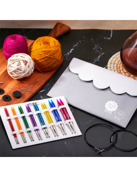 Set agujas interc. 3.5-8 mm KnitPro Trendz Deluxe 50620