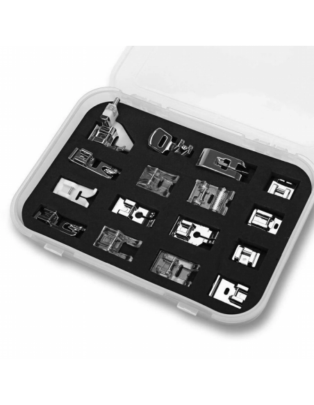 Caja prensatelas multifuncional, 16 modelos