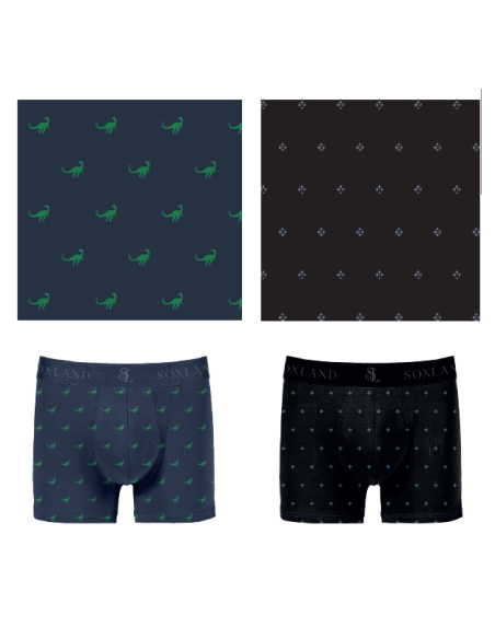 Bóxer Médite Soxland 0212431, pack 2 boxer