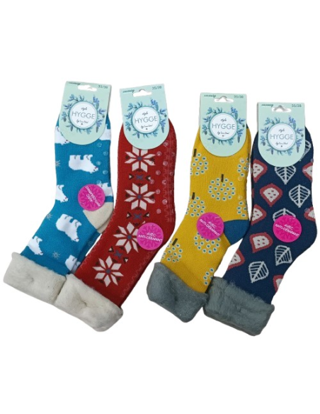 Calcetín Dune Bleue antideslizantes Style Hygge 24022, par