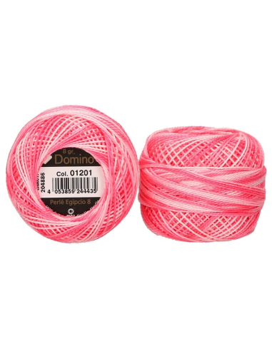 Perlé Domino Nº 12 5 gr, 10 ovillos