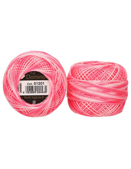 Perlé Domino Nº 12 5 gr, 10 ovillos