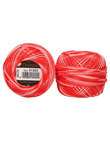 Perlé Domino Nº 12 5 gr, 10 ovillos