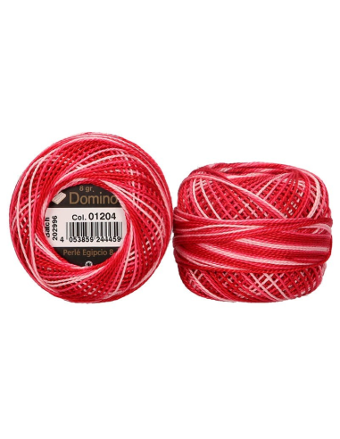 Perlé Domino Nº 12 5 gr, 10 ovillos