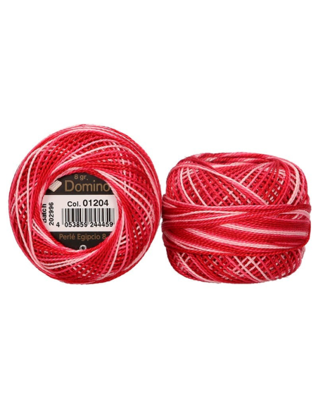 Perlé Domino Nº 12 5 gr, 10 ovillos