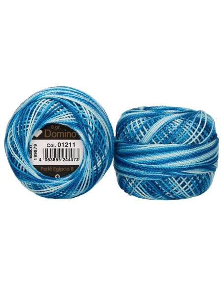 Perlé Domino Nº 12 5 gr, 10 ovillos