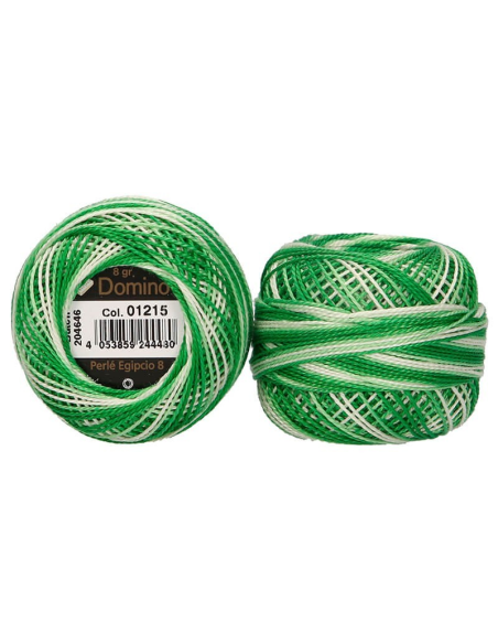 Perlé Domino Nº 12 5 gr, 10 ovillos