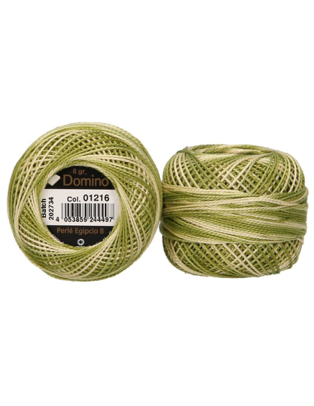 Perlé Domino Nº 12 5 gr, 10 ovillos