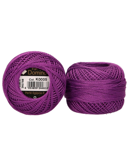 Perlé Domino Nº 12 5 gr, 10 ovillos
