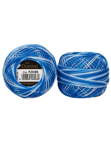 Perlé Domino Nº 12 5 gr, 10 ovillos