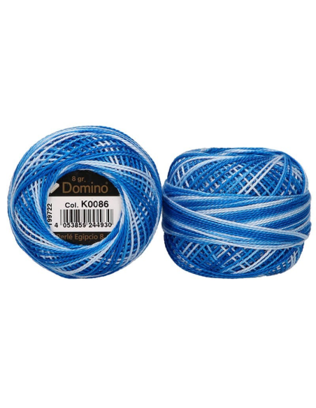 Perlé Domino Nº 12 5 gr, 10 ovillos
