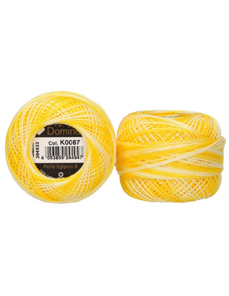 Perlé Domino Nº 12 5 gr, 10 ovillos