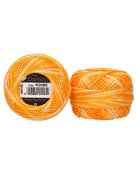 Perlé Domino Nº 12 5 gr, 10 ovillos