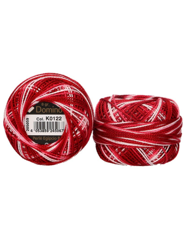 Perlé Domino Nº 12 5 gr, 10 ovillos