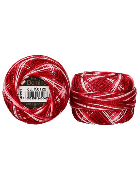 Perlé Domino Nº 12 5 gr, 10 ovillos