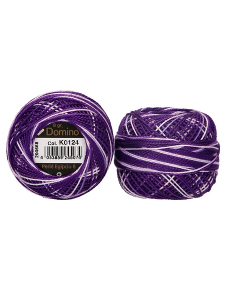 Perlé Domino Nº 12 5 gr, 10 ovillos
