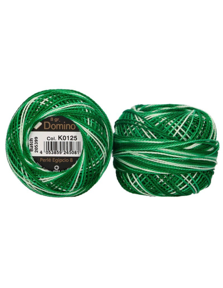 Perlé Domino Nº 12 5 gr, 10 ovillos