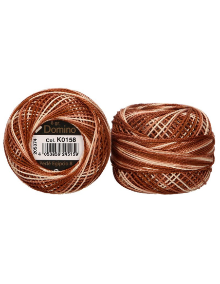 Perlé Domino Nº 12 5 gr, 10 ovillos